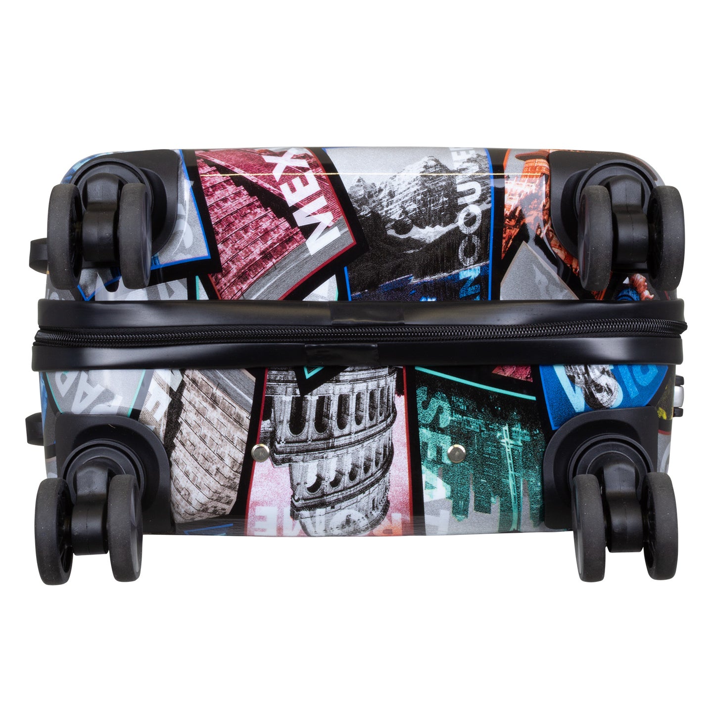 Handgepäck Boarding-Koffer Größe 55cm Hartschale Motivkoffer City