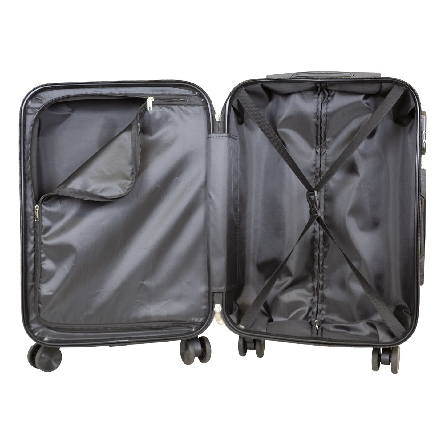 Handgepäck Boarding-Koffer Größe 55cm Hartschale Motivkoffer City