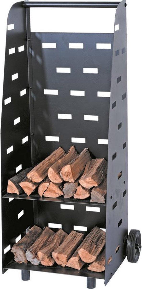 Carrello per legna XL 42x110x35cm