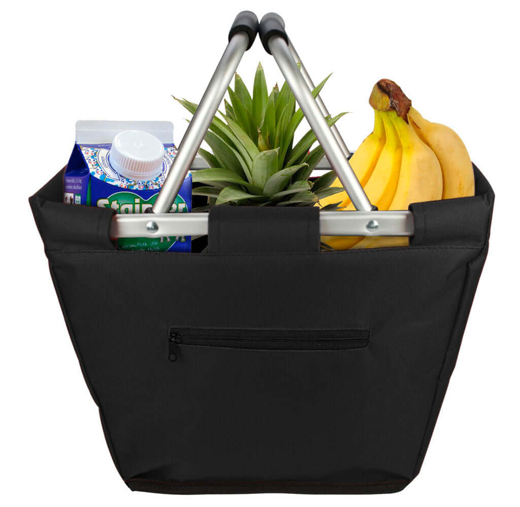 Einkaufskorb offen, Farbe schwarz