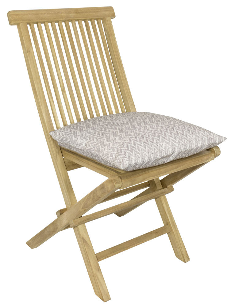 ZIERKISSEN OUTDOOR - HELLGRAU 43X43 CM
