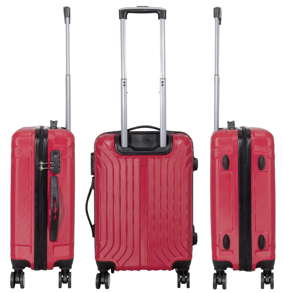Set de maletas ABS 3 piezas Palma azul