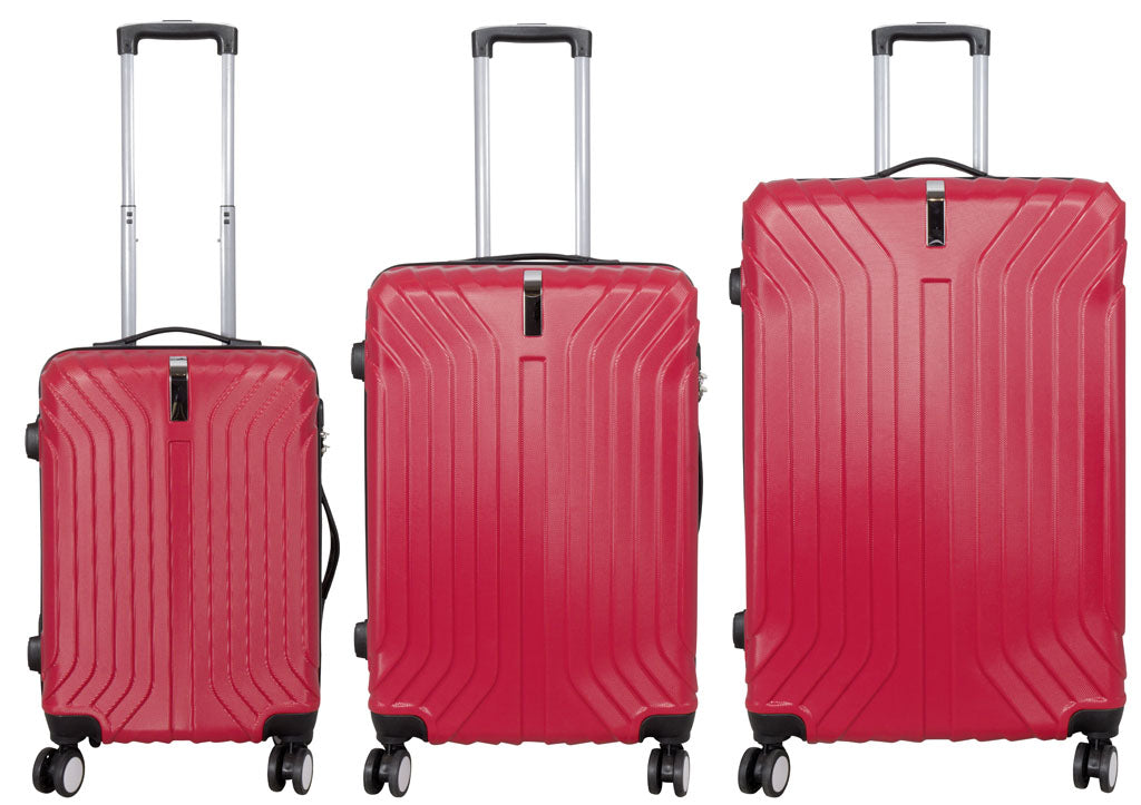 Set de maletas ABS 3 piezas Palma azul