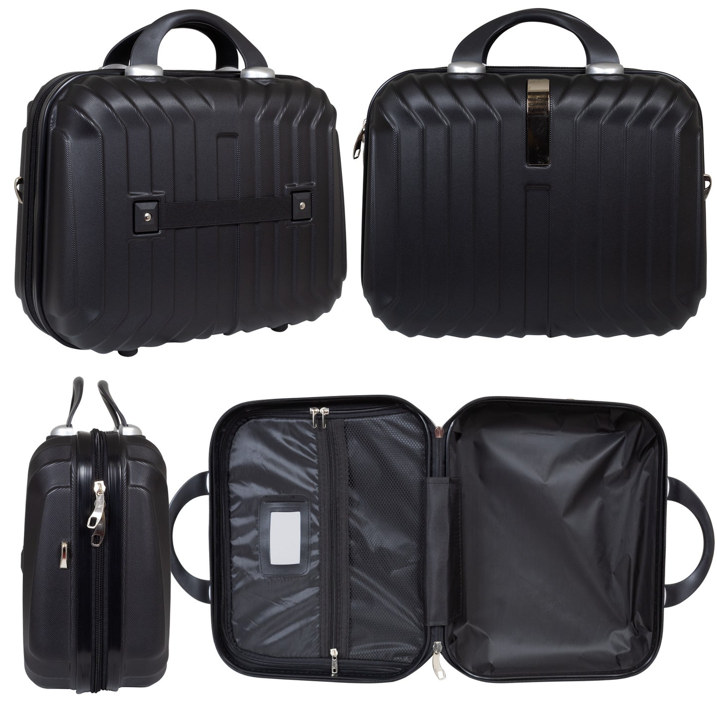 Beauty case ABS 'Palma' nero, VE-4(1)