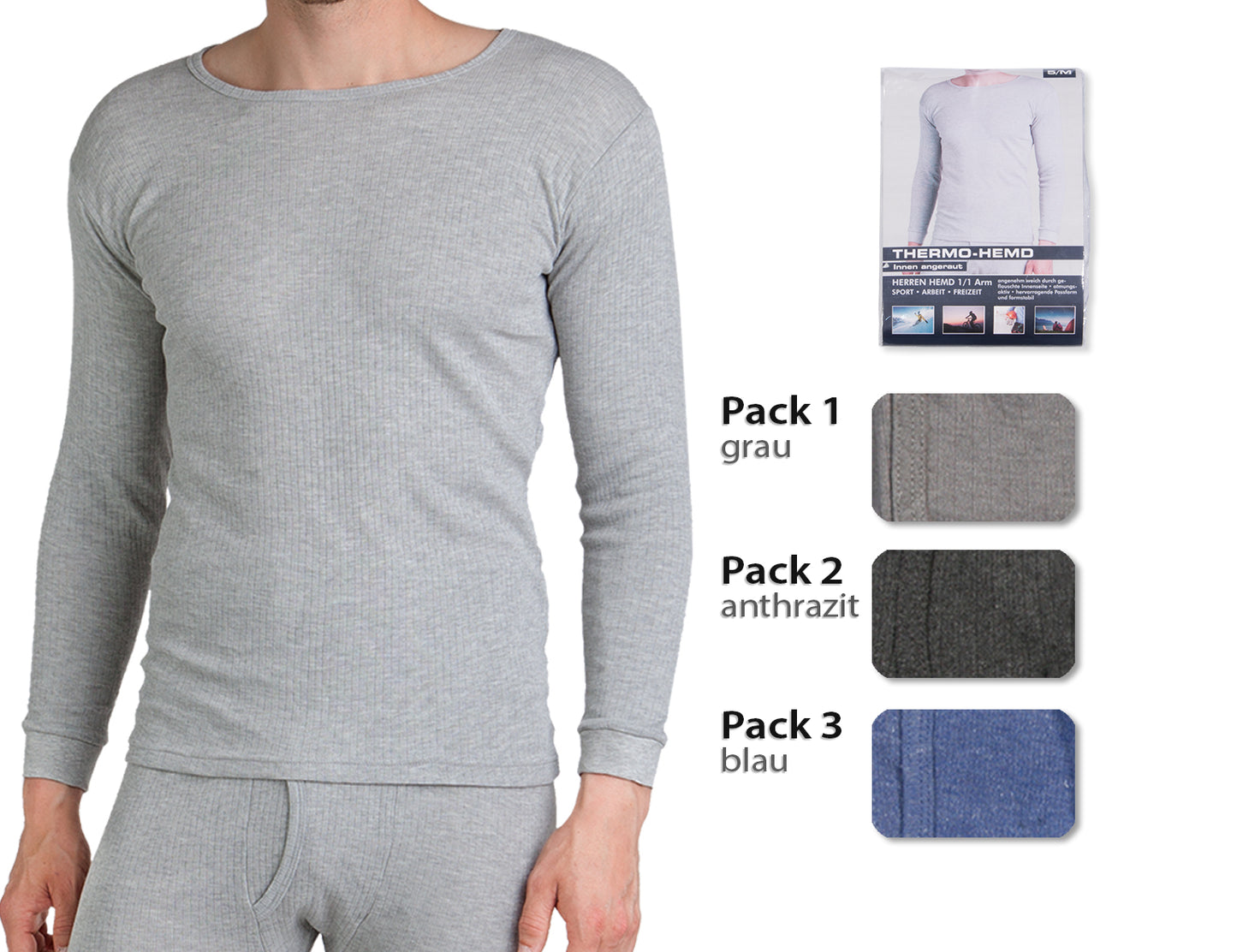 Lämpöaluspaita miehille / pakkaus 30 kpl