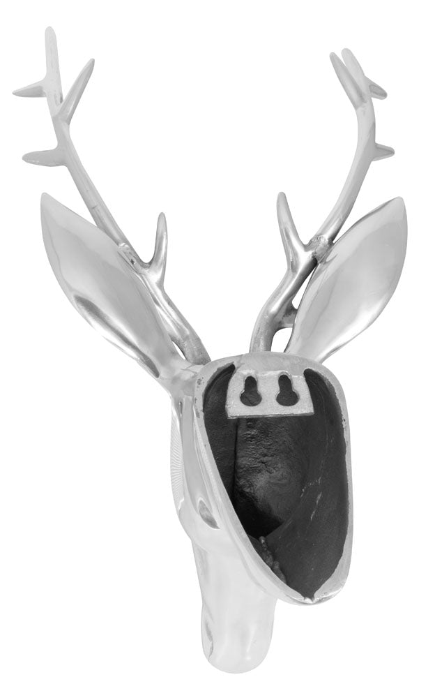 Aluminium Jagdtrophäe Hirsch 32cm