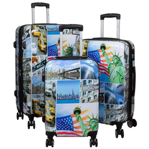 Polycarbonat Motivkofferset 3tlg Liberty