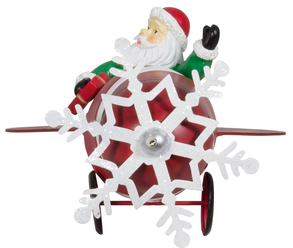 Babbo Natale in aereo 33cm / conf. 4