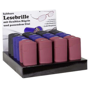 Lesebrille im Display 24tlg, 3 Farben, VE-192
