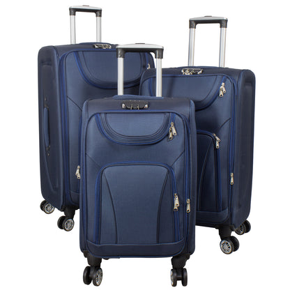 Nailoninen matkalaukkusarja 3 kpl Maribor sininen