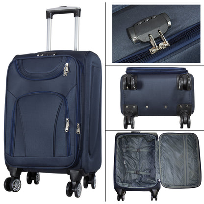 Nailoninen matkalaukkusarja 3 kpl Maribor sininen