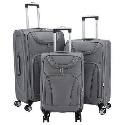 Juego de maletas de nailon 3 piezas Maribor azul