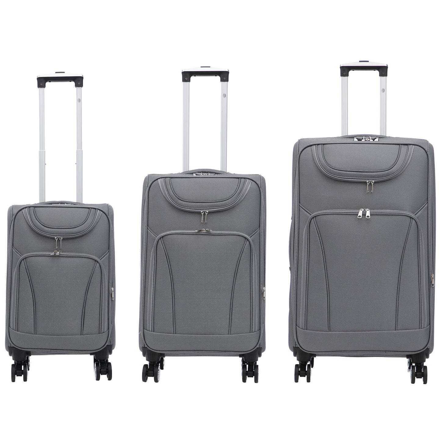 Juego de maletas de nailon 3 piezas Maribor azul