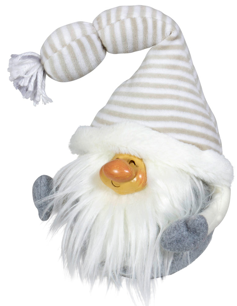 Gnom 20cm weiß-grau / 2er-Set /VE-10