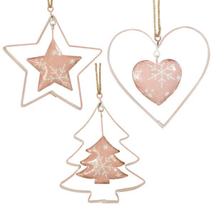 Baumschmuck 10cm Metall
