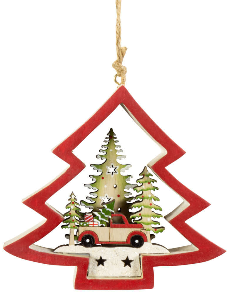 Baumschmuck Holz, 3 Designs / VE-288 (24)