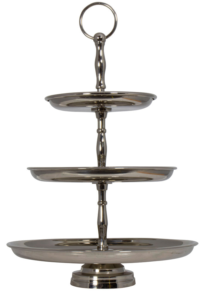 Etagere poliert 36cm / Durchmesser 15+20+25cm