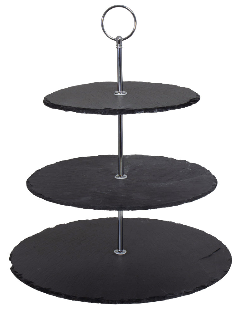 Etagere aus Schiefer / h=34cm / d=20+25+30cm