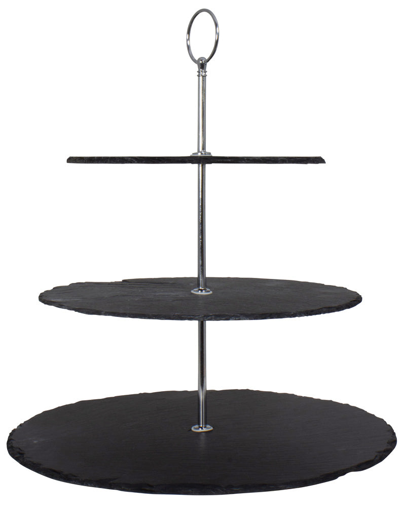 Etagere aus Schiefer / h=34cm / d=20+25+30cm