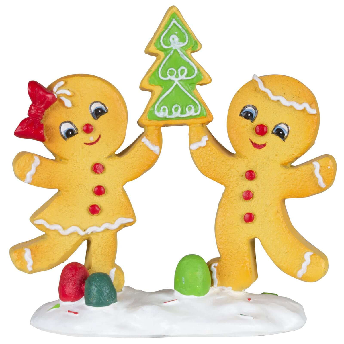 Lot 8 Décorations Noël Pain D’Épices – Figurines Argile Suspendues Sapin – 5x7 Cm – Style Cookie Réaliste