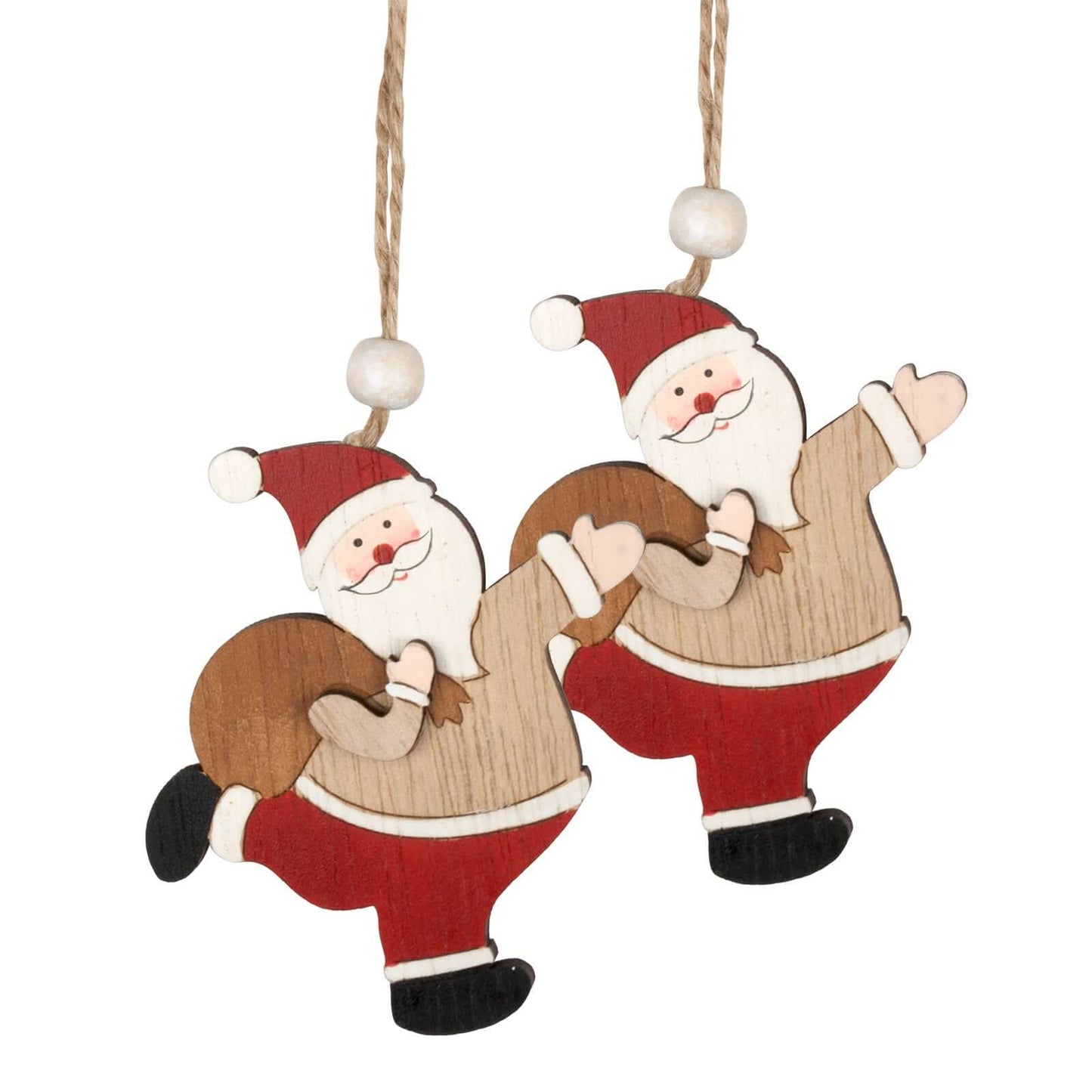Baumschmuck Santa Doppelpack, 3 Designs, VE-432(36)