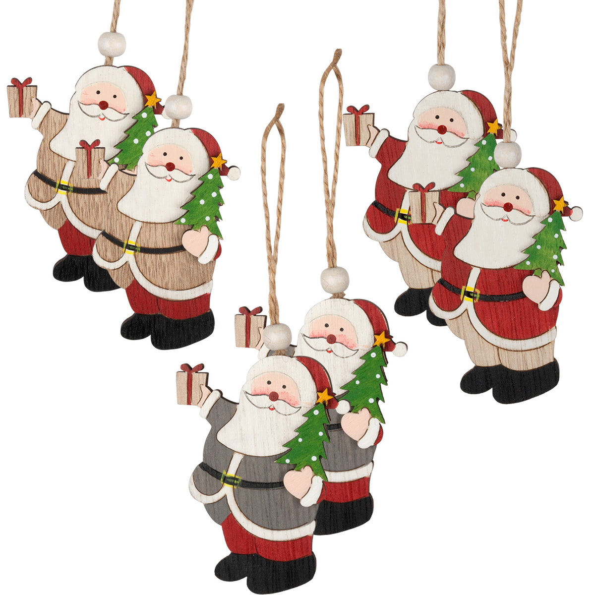 Baumschmuck 3 Designs, Doppelpack 2, VE-432(36)