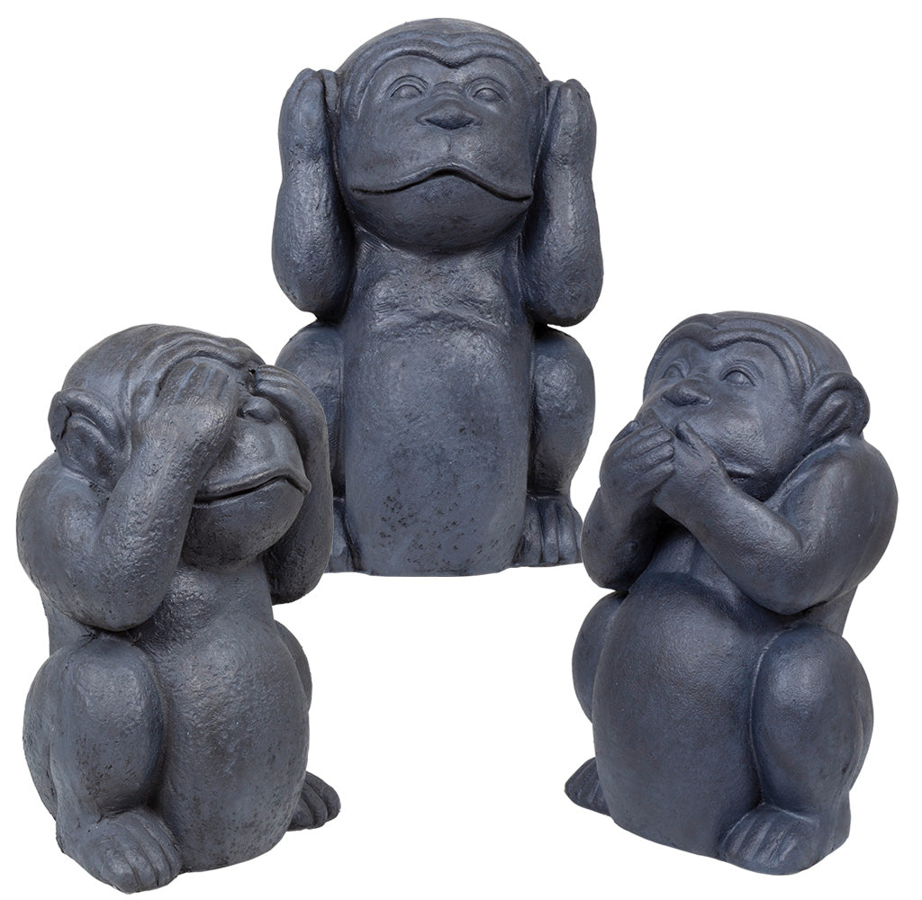 Gorilla 3 mallia, väri musta, 22x18x35cm, pakkaus 3 kpl
