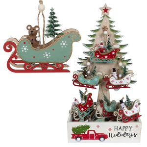 Baumschmuck im Display 12tlg, 3 Des, VE-144(24)