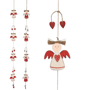 Hängedeko Holz, 2 Designs, 75cm