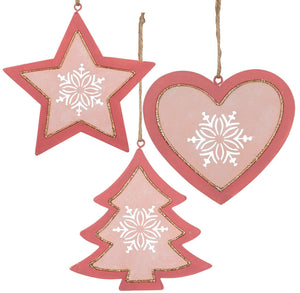 Baumschmuck 12cm Metall
