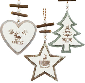 Baumschmuck 10cm Holz