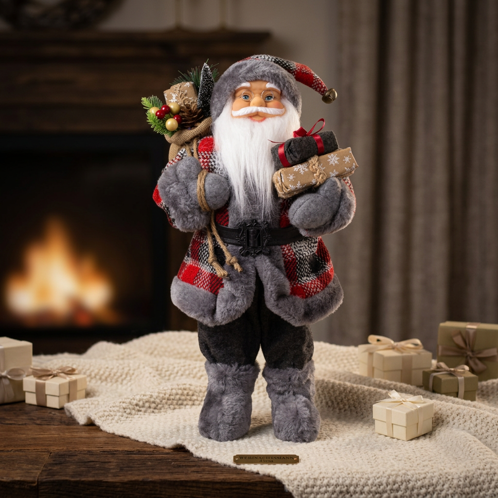 Santa 45cm Finn Standing, Pack of 6