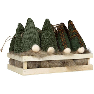 Baumschmuck Gnom 14cm Display 12tlg