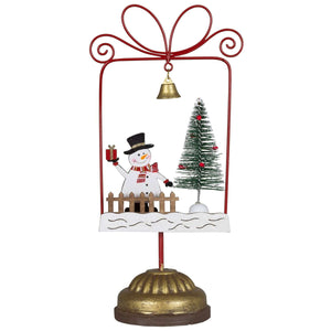 Tischdeko Weihnachten Geschenkpaket 24cm