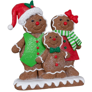 Lebkuchenfamilie Tischschmuck 15cm, VE-12(6)