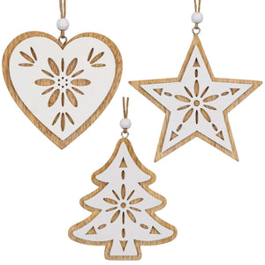 Baumschmuck 11cm, 3 Designs, VE-288(24)