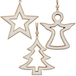 Baumschmuck 10cm, 3 Designs, VE-432(24)