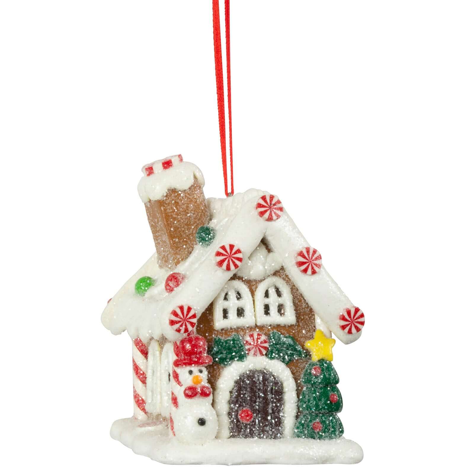 Baumschmuck Lebkuchenhaus, 3 Designs, VE-72(6)