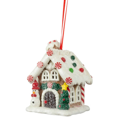 Baumschmuck Lebkuchenhaus, 3 Designs, VE-72(6)