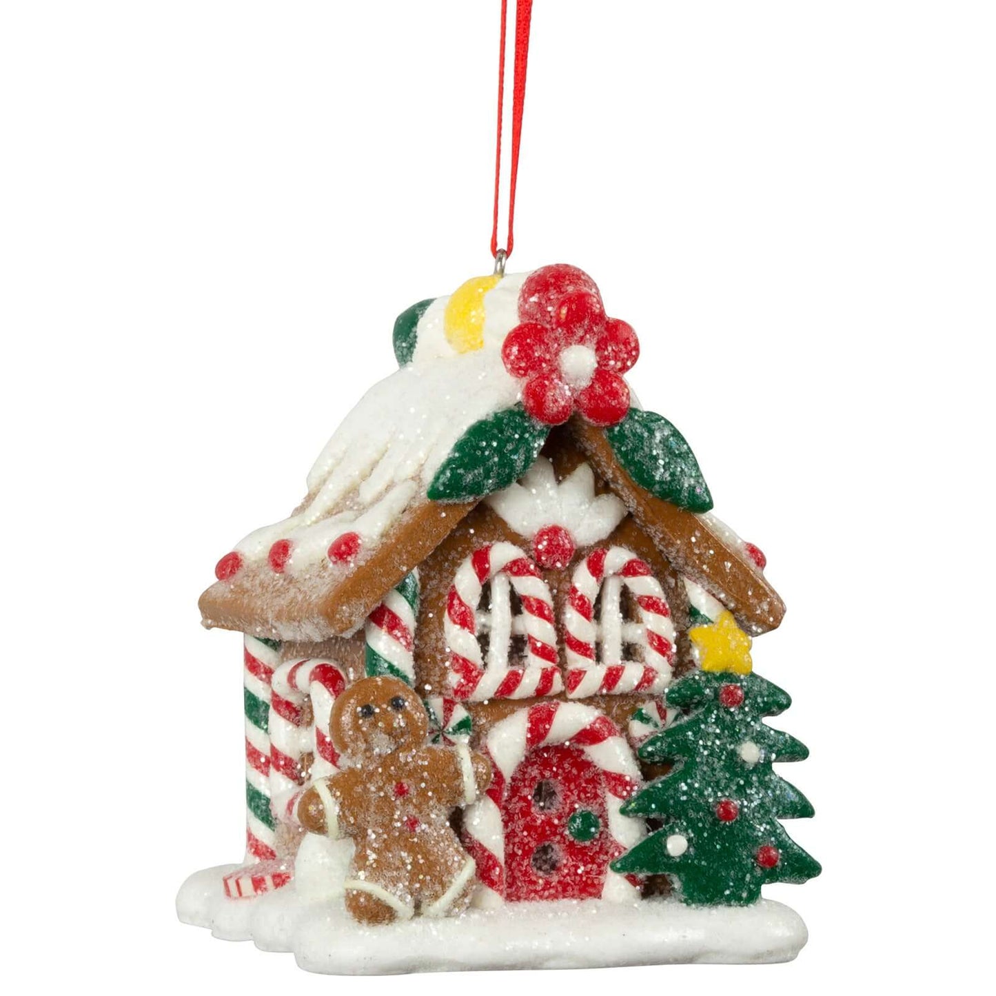 Baumschmuck Lebkuchenhaus, 3 Designs, VE-72(6)