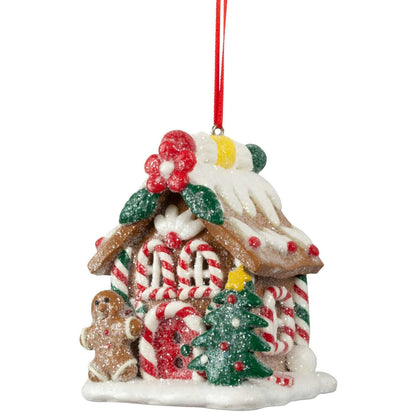 Baumschmuck Lebkuchenhaus, 3 Designs, VE-72(6)