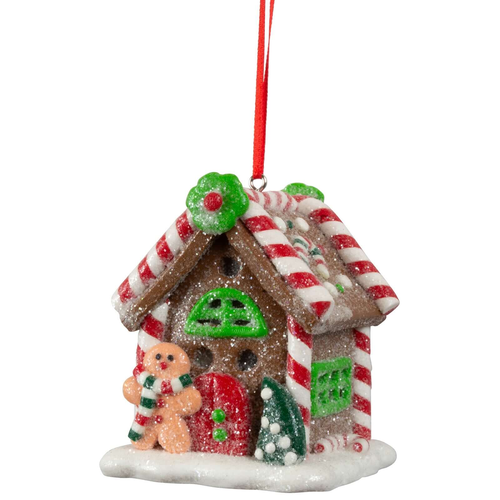 Baumschmuck Lebkuchenhaus, 3 Designs, VE-72(6)