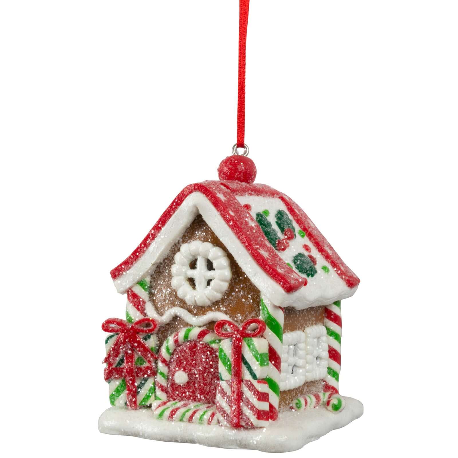 Baumschmuck Lebkuchenhaus, 3 Designs, VE-72(6)
