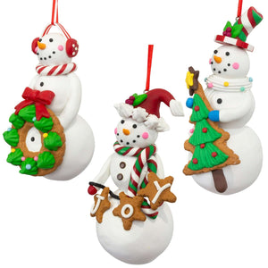 Baumschmuck 13cm, 3 Designs, VE-72(6)