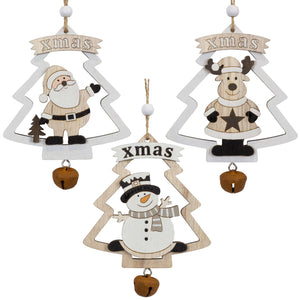 Baumschmuck 10cm, 3 Designs, VE-288(24)