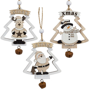 Baumschmuck 8cm, 3 Designs, VE-384(24)