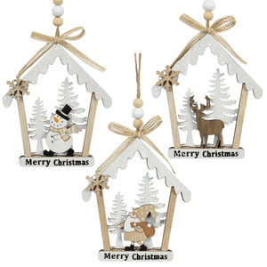 Baumschmuck 11cm, 3 Designs, VE-768(24)