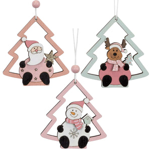 Baumschmuck 8cm, 3 Designs, VE-1152(24)