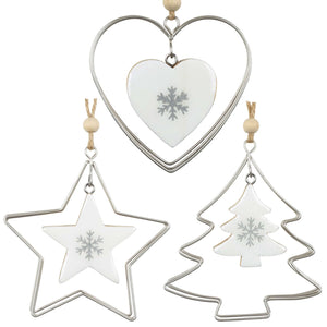Baumschmuck 11cm, 3 Designs, VE-576(24)