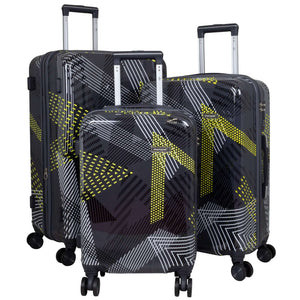Polycarbonat Motivkofferset 3tlg Ravenna grau